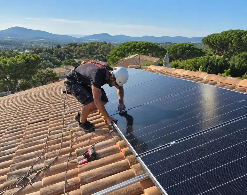 Installateur panneaux solaires Scientrier — pose photovoltaïque sur toiture